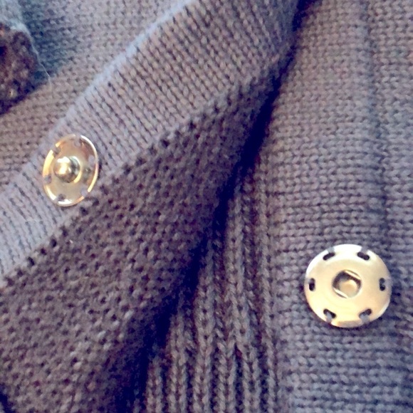 Cabi Ribbed Cotton Knit Cardigan Size Medium - Picture 4 of 9